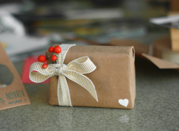 Organic creative gift wrapping from Fair Ivy founder Lucy Fairweather