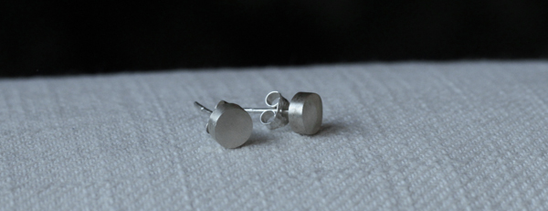 Handmade Sterling Silver Cirlce Earrings - Subscription Gift Boxes from Fair Ivy