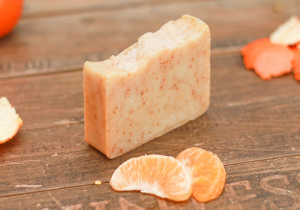 Handmade orange clove soap