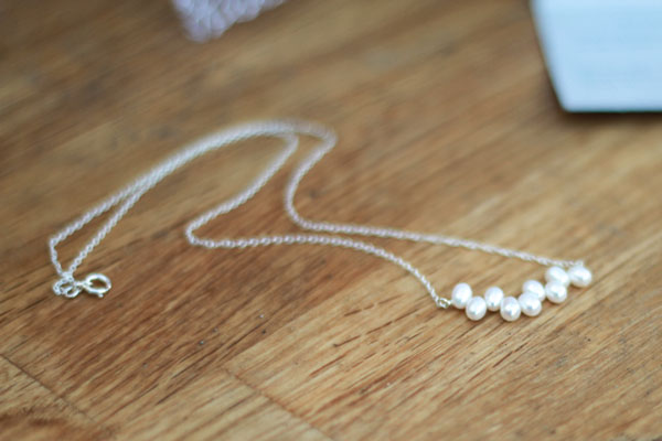 Freshwater pearl necklace - monthly subscription gifts for women, from Fair Ivy!