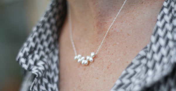 Freshwater pearl strand necklace - monthly subscription gifts for women, from Fair Ivy!