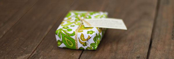 Unique gift wrap from fair ivy