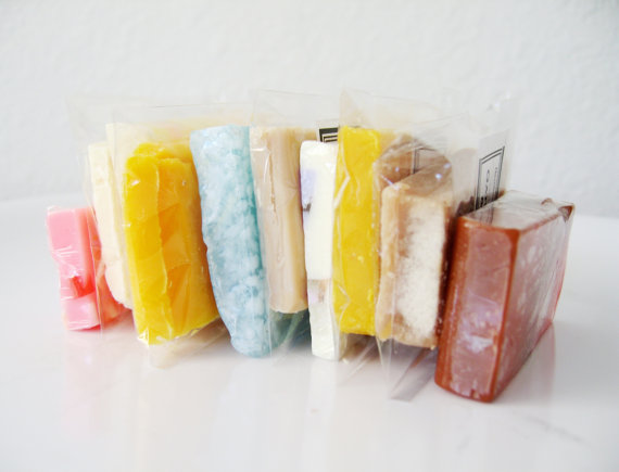 Homemade Beauty Products: Soap samples