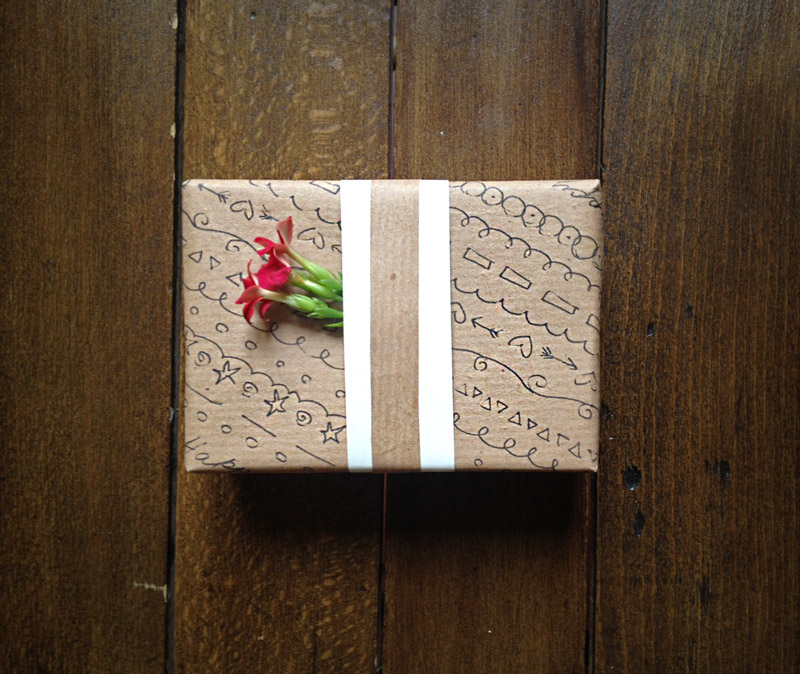 Recycled Gift Wrap - Easy gift wrapping ideas
