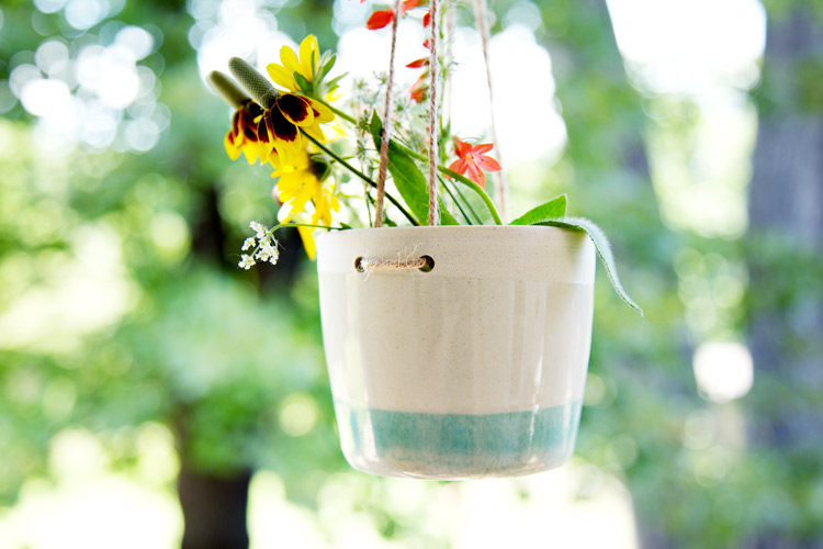 Mint Hanging Planter {The Thyme subscription}