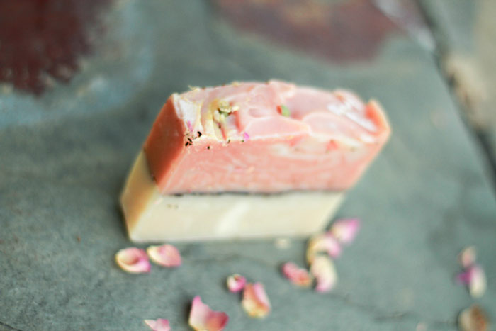 Handmade rose soap - Just one item that was received in the Monthly Gift Box from Fair Ivy
