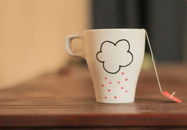 Raindrop mug surprise
