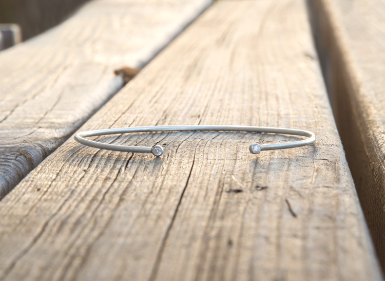 Sterling Silver Bangle {The Rosemary Subscription}
